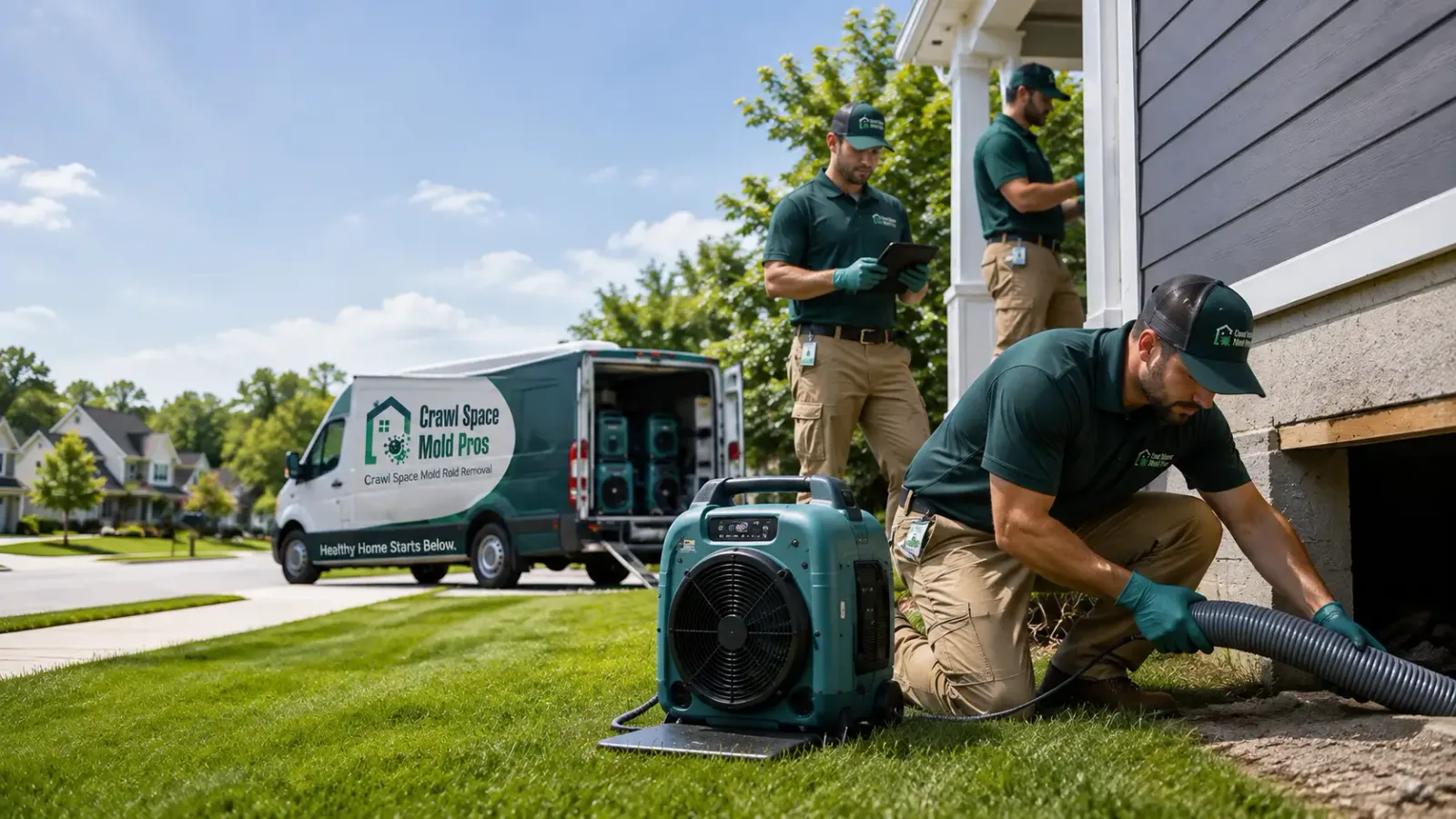 Crawl Space Mold Removal in Grass Valley, OR
